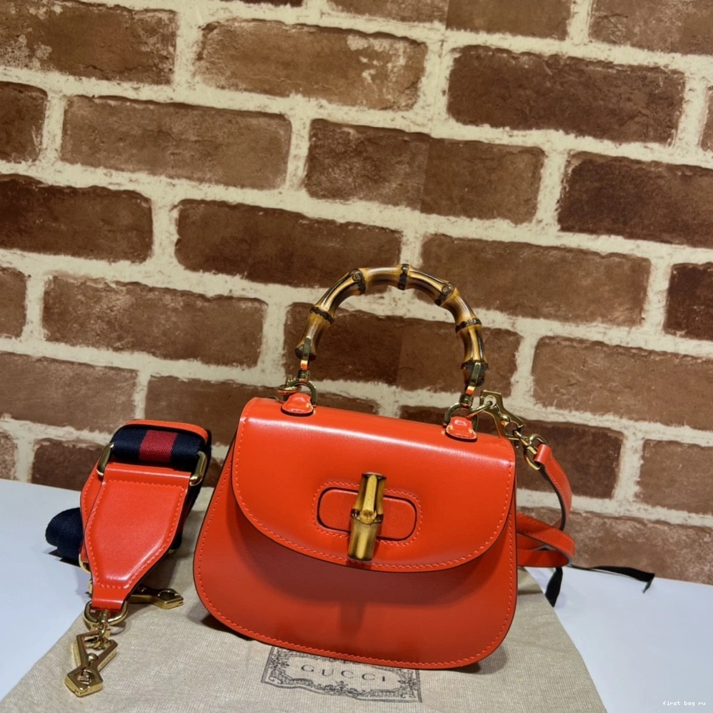 Firstbag ru bag handle top Mini Bamboo with GUCCI 0804